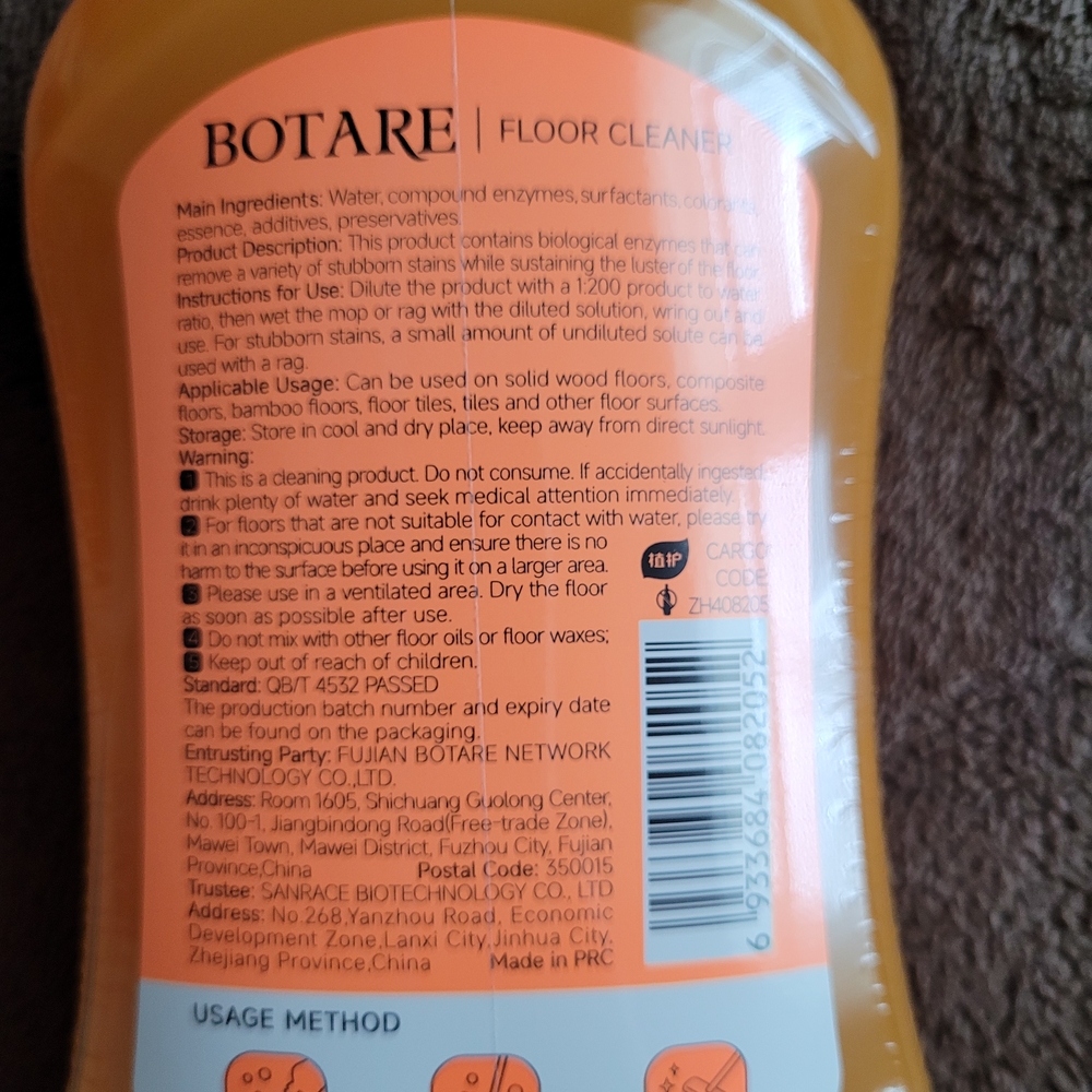 Botare High Performance Floor Cleaner - Picture 3 of 3